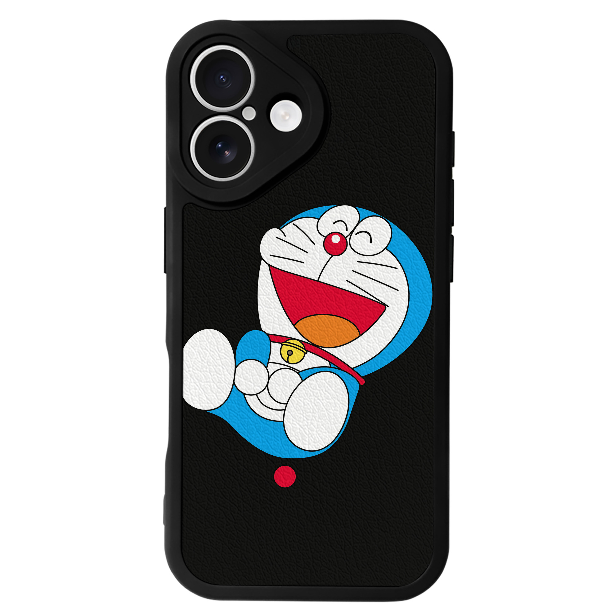 （画像用） ドラえもん Doraemon 【iPhone 16シリーズ対応】シリコンスマホケース（レザー調） 材質：シリコン